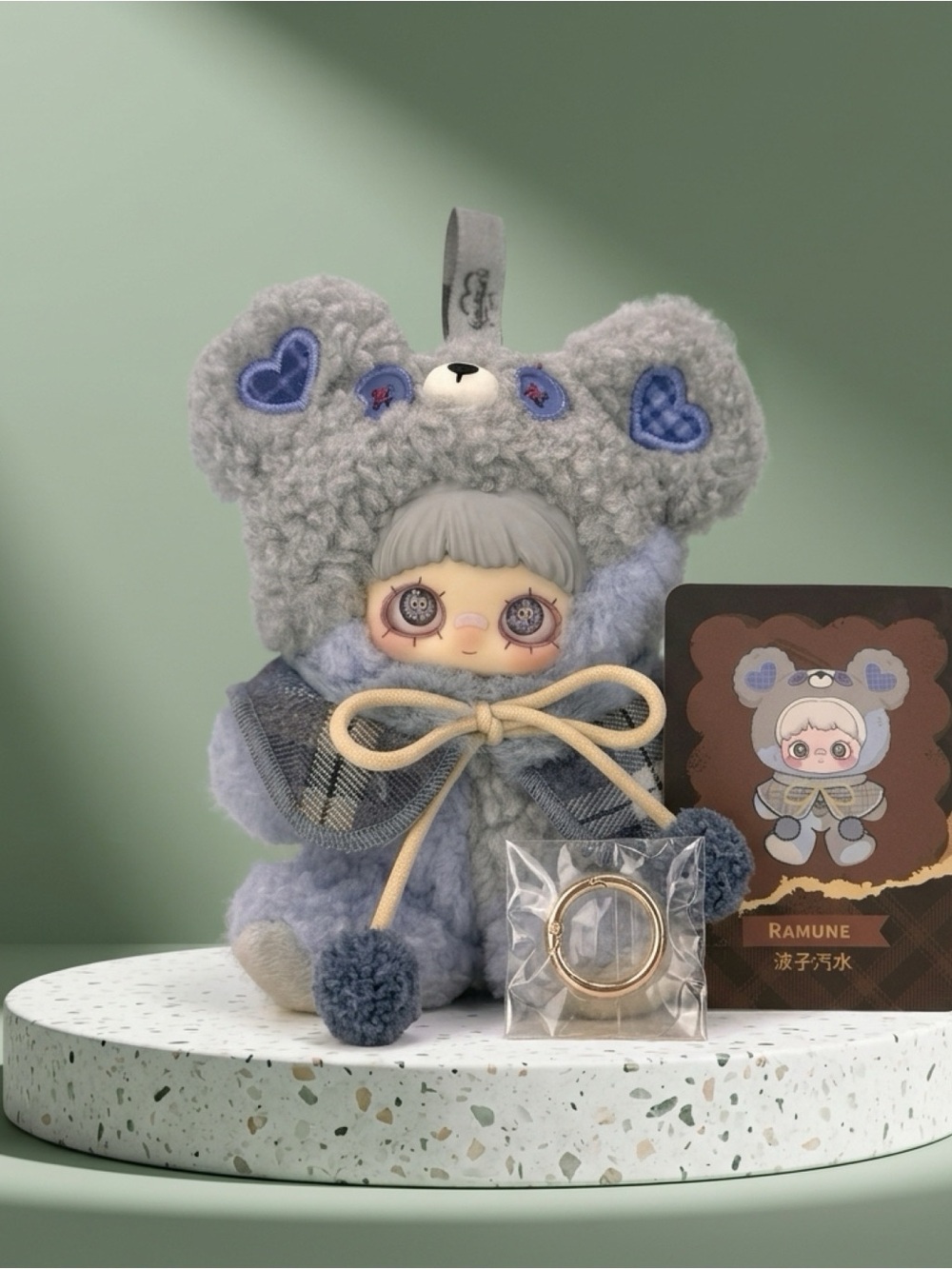 Maymei Tiny Bear Cookie Series Plush Keychain Blind Box